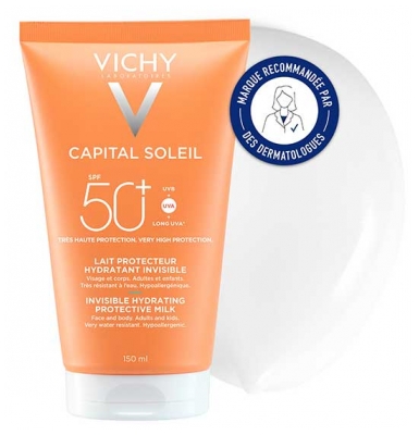 Vichy Capital Soleil Lait Protecteur Hydratant et Invisible SPF 50+ 150 ML