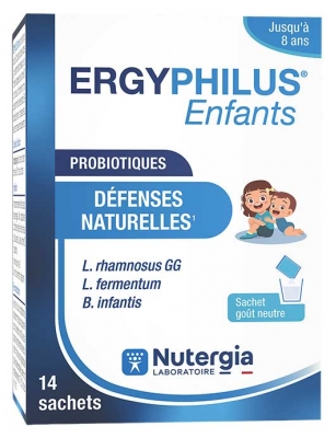 Nutergia Ergyphilus Enfants Probiotiques Défenses Naturelles14 Sachets