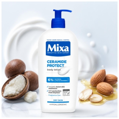 Mixa Lait Céramide Protection Peaux Sèches et Sensibles 400 ml
