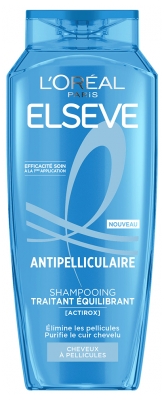 L'Oréal Paris Elseve Antipelliculaire Shampoing Traitant et Équilibrant pour Cheveux à Pellicules 300 ml