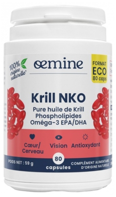 Oemine Krill 80 Capsules