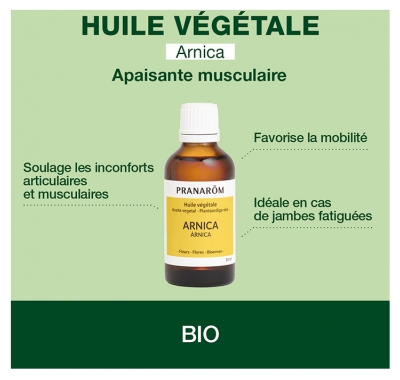 Pranarôm Huile Végétale Arnica Montana 50 ml