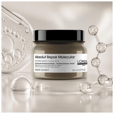 Absolut Repair Molecular L'Oréal Professionnel Masque Réparateur 150 ml