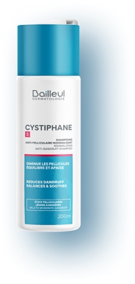 Bailleul Cystiphane Shampoing Anti-Pelliculaire Normalisant S Pellicules Sèches ou Grasses 200 ml