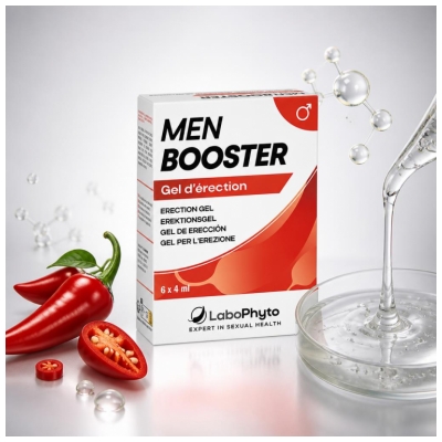 Gel Stimulant pour Homme - Boîte de 6 Dosettes