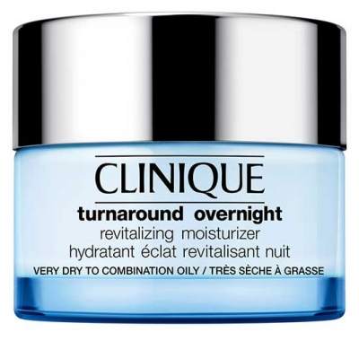 Clinique Turnaround Obernight Crème-Gel Nuit Hydratant Revitalisant Éclat 50 ml