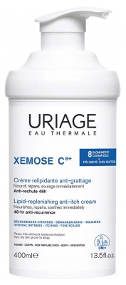 Uriage Xémose C8+ Crème Relipidante Anti-Grattage Anti-Rechute 48H 400 ml