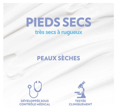 CicaBiafine Crème Pieds Anti-Fendillements Peaux Sèches Lot de 2 x 100 ml