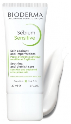 Bioderma Sébium Crème Apaisante Anti-Imperfections Peaux Sensibles Tendance Acnéique 30 ml