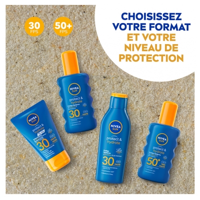 Nivea Sun Protect & Hydrate Spray Solaire UVA UVB SPF50+ 200 ml