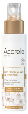 Acorelle Nature Sun Soin Préparateur pour le Bronzage Bio 100 ml