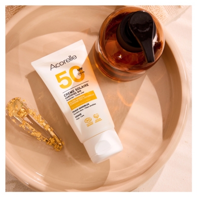 Acorelle Crème Solaire pour le Visage SPF50 Bio 50 ml