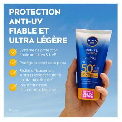 Nivea Sun Protect & Hydrate Invisible Finish Crème Solaire SPF50+ 150 ml