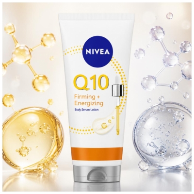 Nivea Q10 Lait Sérum Corps Énergisant et Fermeté + Vitamine C 200 ml