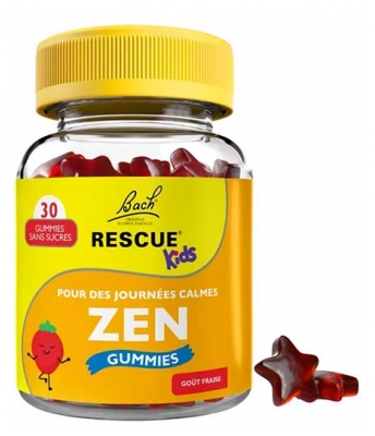 Rescue Bach Kids Gummies Goût Fraise 30 Gummies
