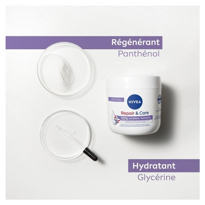 Nivea Repair & Care 10% Glycerin + Panthenol Pot 400 ml
