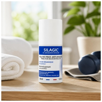 Silagic Roll-On Freez Anti-Douleur Silicium Organique 40 ml