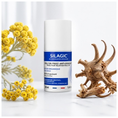 Silagic Roll-On Freez Anti-Douleur Silicium Organique 40 ml