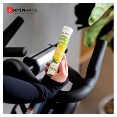 Forté Pharma Hydra Forté 24 Comprimés Effervescents - Goût : Citron Menthe