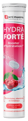 Forté Pharma Hydra Forté 24 Comprimés Effervescents - Goût : Cerise