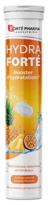 Forté Pharma Hydra Forté 24 Comprimés Effervescents - Goût : Ananas Passion