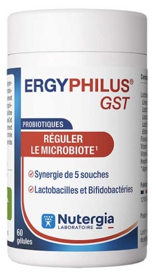 Nutergia Ergyphilus GST Réguler le Microbiote 60 Gélules
