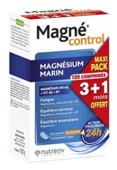Nutreov Magné Control Magnésium Marin 90 Comprimés + 30 Offerts