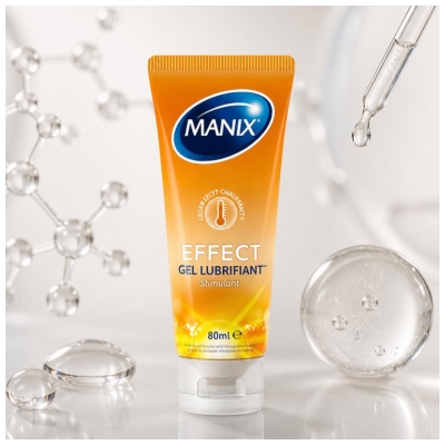 Manix Gel Lubrifiant Effect Stimulant Effet Chauffant 80 ml