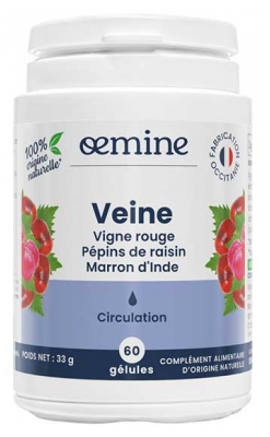 Oemine Veine Circulation 60 Gélules