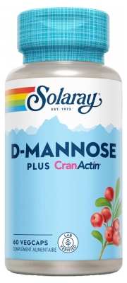 Solaray D-Mannose Plus CranActin 60 Capsules