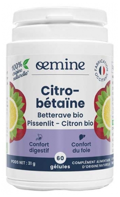 Oemine Citro-Bétaïne Confort Digestif 60 Gélules