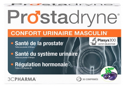 3C Pharma Prostadryne Confort Urinaire Masculin 30 Comprimés