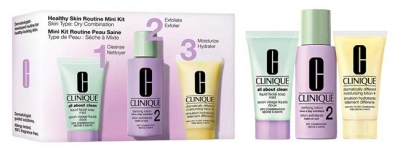 Clinique Mini Kit Routine Peau Saine Mixte à Sèche