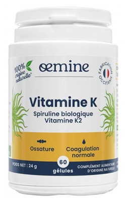 Oemine Vitamine K Ossature 60 Gélules