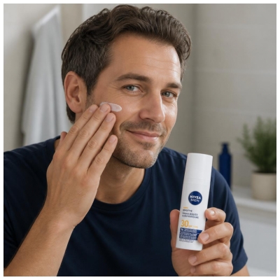 Nivea Men Sensitive Crème Hydratante Quotidienne Peaux Sensibles SPF30 50 ml