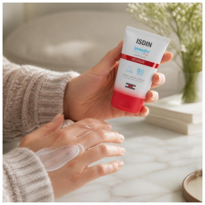 Isdin Ureadin Mains Plus Repair Crème Pour les Peaux Très Sèches 50 ml