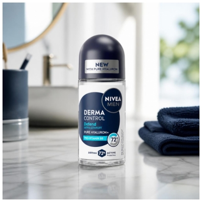 Nivea Men Derma Control Defend Déodorant Anti-Transpirant 72H 50 ML