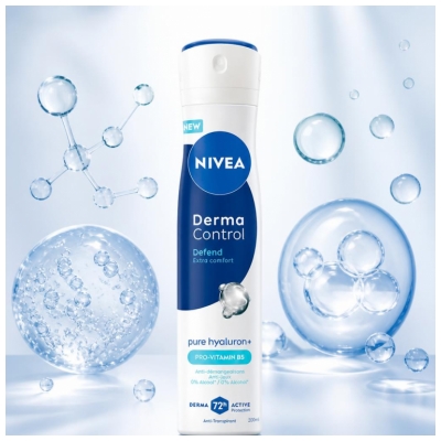Nivea Derma Control Defend Anti-Transpirant 72H Déodorant Spray 200 ml