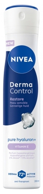 Nivea Derma Controle Restore Anti-Transpirant Peau Sensible 72H Déodorant Spray 200 ml