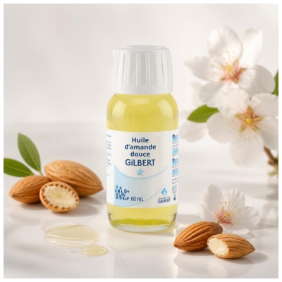 Gilbert Huile d'Amande Douce Peaux Sèches et Sensibles 60 ml
