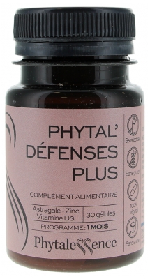 Phytalessence Phytal'Défenses Plus Complément Alimentaire 30 Gélules