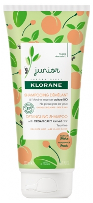 Klorane Junior Shampoing Démêlant Parfum Pêche 200 ml