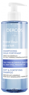 Vichy Dercos Shampoing Doux Fortifiant 400 ml