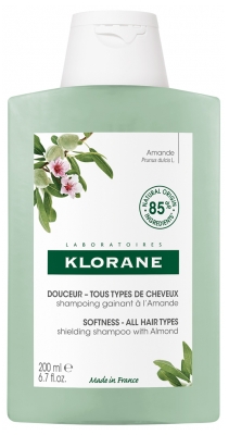 Klorane Shampoing Gainant à l'Amande Tous Types de Cheveux 200 ml
