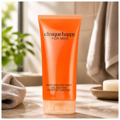 Clinique For Men Happy Gel Douche Cheveux et Corps 200 ml