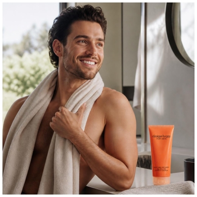 Clinique For Men Happy Gel Douche Cheveux et Corps 200 ml