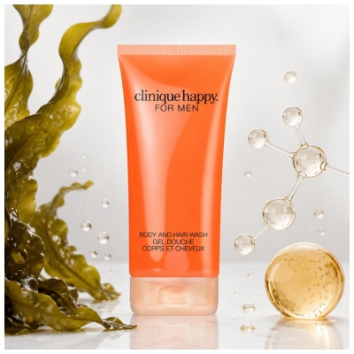 Clinique For Men Happy Gel Douche Cheveux et Corps 200 ml