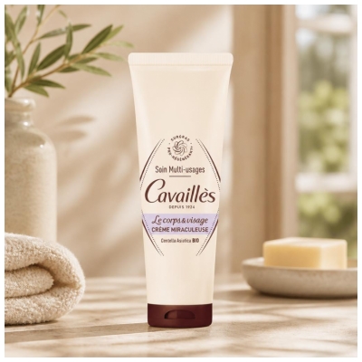 Cavaillès Le Corps & Visage Crème Miraculeuse Multi-Usages Centella Asiatica 100 ml
