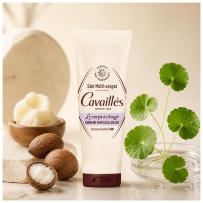 Cavaillès Le Corps & Visage Crème Miraculeuse Multi-Usages Centella Asiatica 100 ml