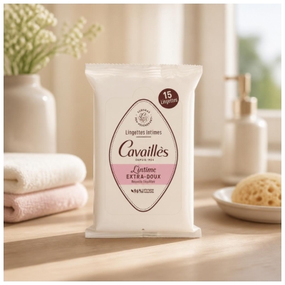 Cavaillès Lingettes Extra-Douces 15 lingettes